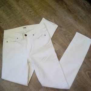PAIGE White Skyline Ankle Peg Jeans Size 27 NWOT